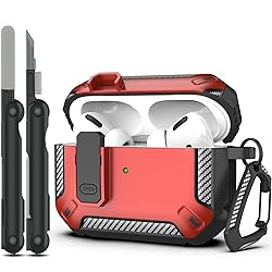 RFUNGUANGO for AirPods Pro Case Cover with Cleaner