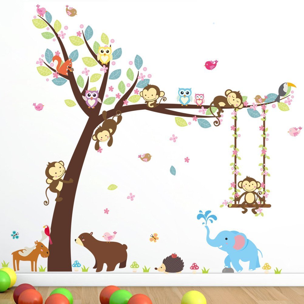 Animoeco Animal Wall Stickers