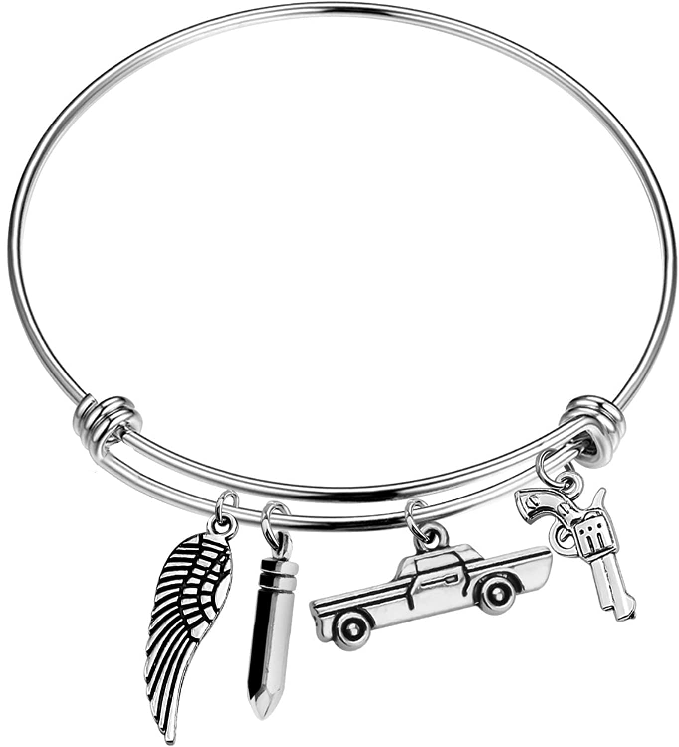 AKTAP Supernatural Inspired Bracelet SPN Jewelry Horror Movie Gift for Women Men (SPN Bracelet)