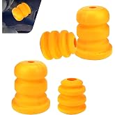 Dogary 4 PCS Suspension Bump Stop, Front Rear Control Arm Anti-collision Bump Stops Kit, Original Parts 15153958 15039397 Replacement, Compatible with Chevrolet Express 1500 GMC Sierra 1500 (Yellow)