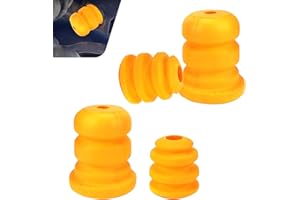 Dogary 4 PCS Suspension Bump Stop, Front Rear Control Arm Anti-collision Bump Stops Kit, Original Parts 15153958 15039397 Replacement, Compatible with Chevrolet Express 1500 GMC Sierra 1500 (Yellow)