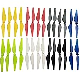 Fytoo 28pcs Propeller for DJI Tello RC Quadcopter Spare Parts Drone Blades Seven Colors