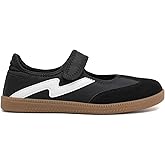 Foiola Womens Sneakers Casual Lightweight Tennis Shoes Slip on Footwear Women's Fashion Retro Sneakers for Dress Jeans Skirts