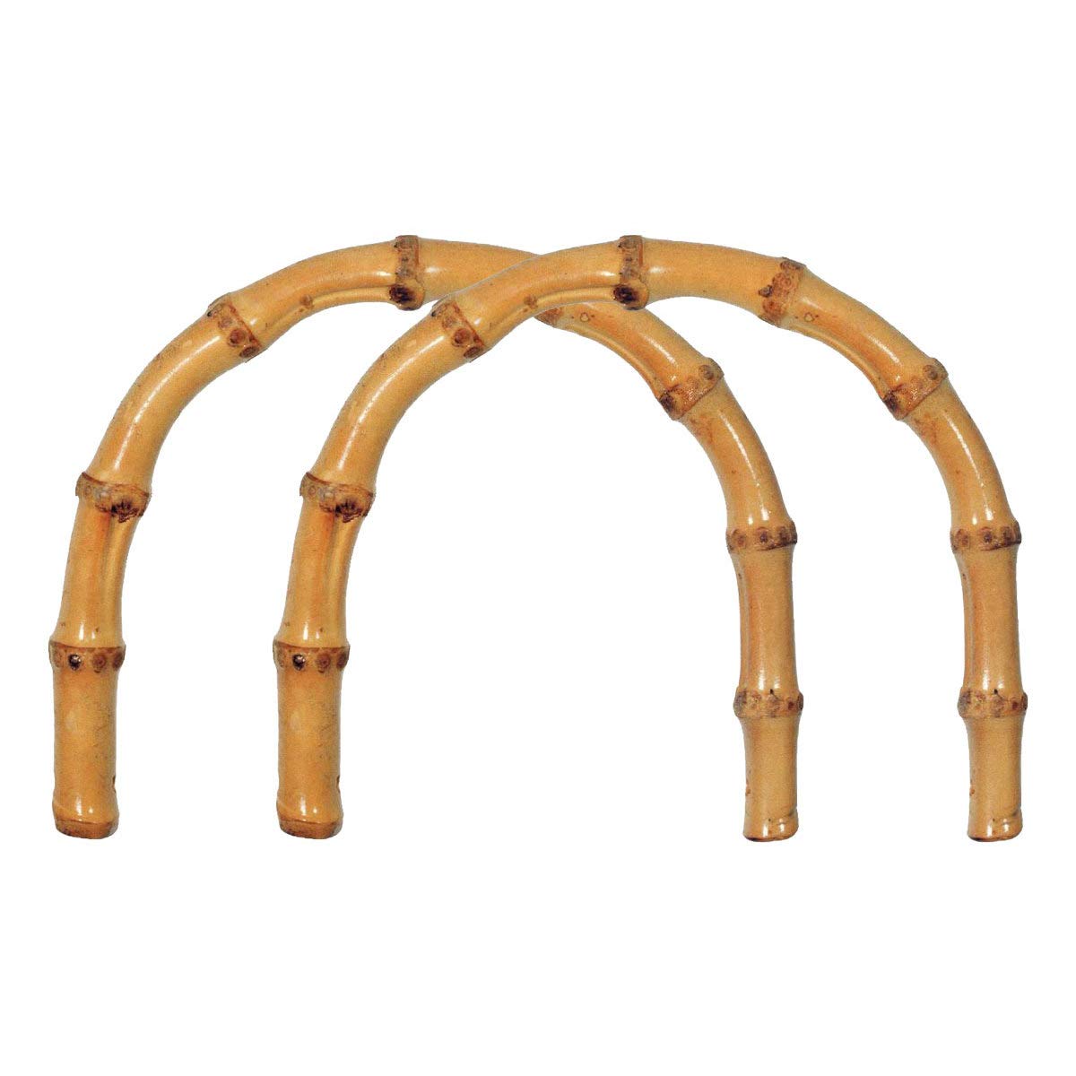 Prym - Kim (15.5 x 13cm) Bamboo Bag Handles - 1 Unit