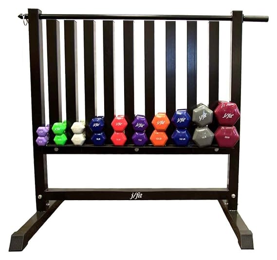 Vinyl Dumbbell Rack Amazon.co.uk Sports & Outdoors