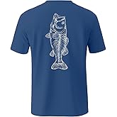 Palmyth Men's Fishing Shirt Short Sleeve T-Shirt Sun Protection UV UPF 50+ Tee