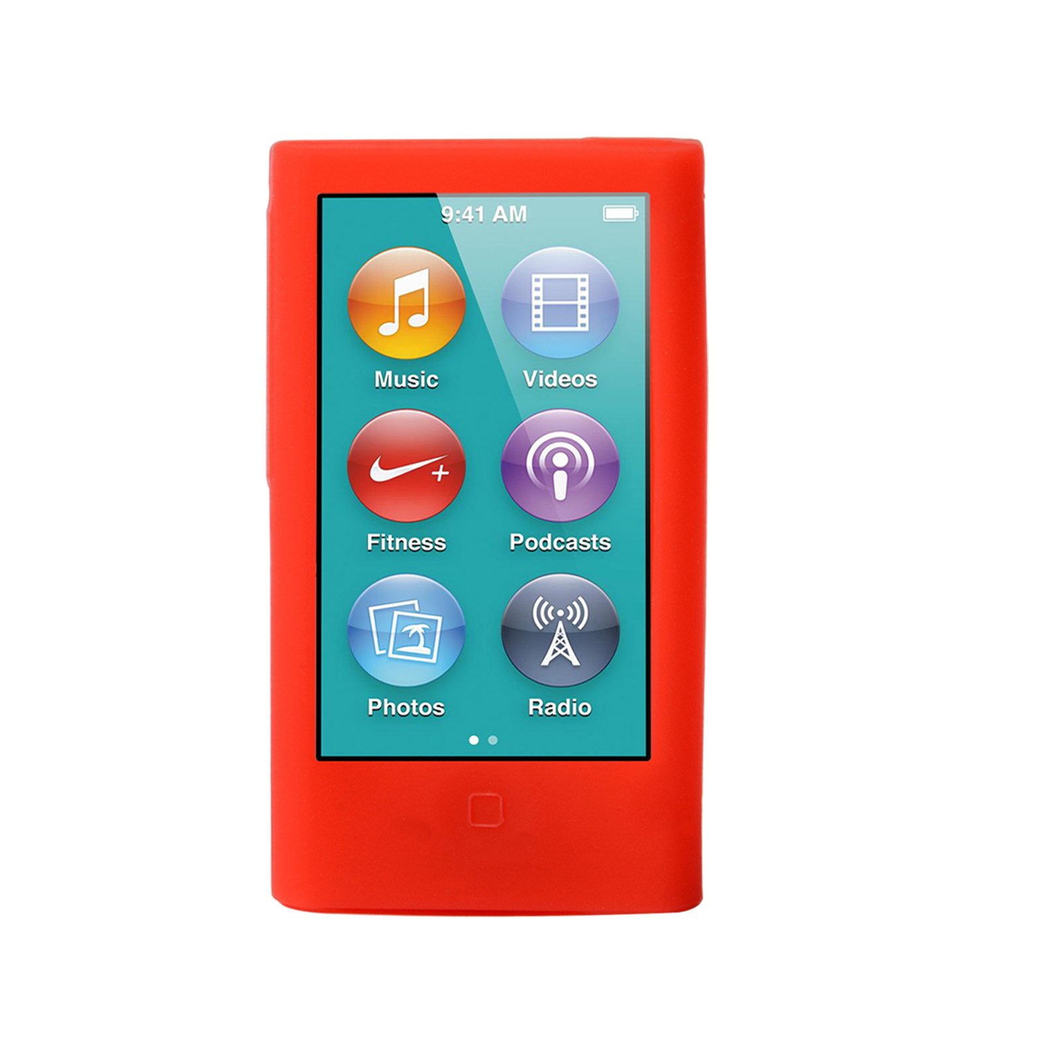 Amazon.com: ColorYourLife iPod Nano Silicone Cases Skins Covers for New iPod  Nano 8th Generation 7th Generation with 1 Screen Protector and Cleaning  Wipe ...