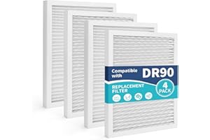 PZHARQG 14 x 17.5 x1.75 MERV 13 Replacement Filter Compatible with Honeywell DR90 DR120 Dehumidifiers (50070171-002) Santa Fe Advance90 Advance100 Advance120,4 Pack