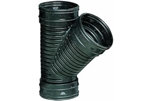 ADS (ADVANCED DRAINAGE SYSTEMS) Ads Wye Corrugated 4 " 45 Deg. Polyethylene
