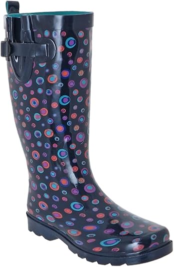 ladies rubber rain boots