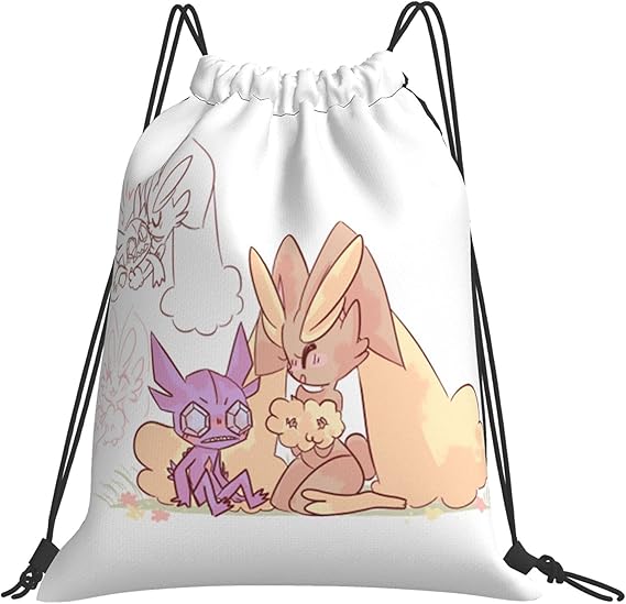 Amazon Co Jp ヤミラミ 巾着袋 巾着バック ナップサック ジムサック 体操服入れ サックパック 体操着袋 スポーツバッグ 収納バッグ アニメ ジム かわいい おしゃれ 運動収納便利 Zarker 服 ファッション小物