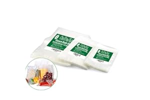 O2frepak 150 Count Vacuum Sealer Bags 50 of Each Size 50 Pint 6"X10",50 Quart 8"X12"and 50 Gallon11"X16" BPA Free Sous Vide Seal a Meal Vaccume Seal Pre-Cut Combo Pack Bag