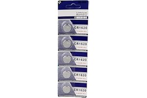 Pack of 5/10 CR1620 Button Cell Battery Coin Battery for Watches Remote Long Stable Voltages Output Button