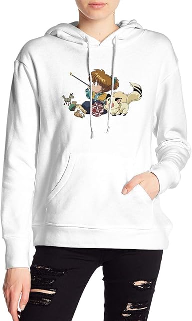 white drawstring hoodie