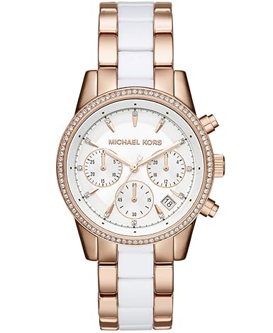 Michael Kors Uhren Ritz Acetat Chrono Armbanduhr
