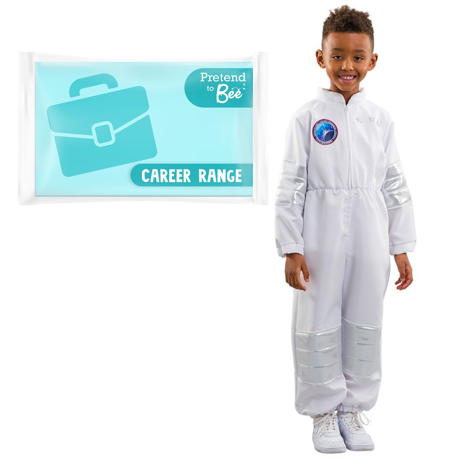 PRETEND TO BEE Astronaut/Spaceman Dress Up Costume for Kids, White, 5-7 Years — image 1