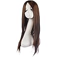 MapofBeauty 28 Inch/70cm Women Special Natural Long Straight Wig (Brown)