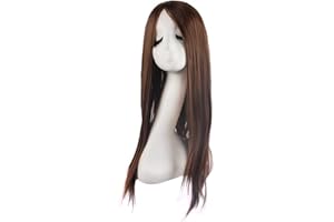 MapofBeauty 28 Inch/70cm Women Special Natural Long Straight Wig (Brown)