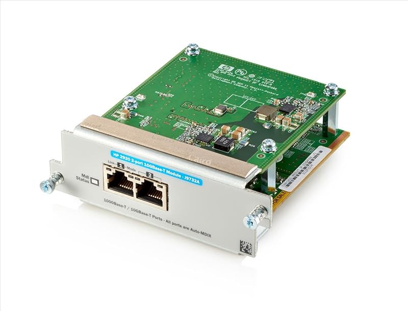 HP J9732A 2920 Switch 10GBase-T Ethernet Expansion Module 2 Port RJ45