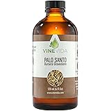 VINEVIDA Palo Santo Essential Oil 4 oz - Undiluted Palo Santo Oil 4 oz - DIY Candle Scents for Candlemaking - Bulk Essential 