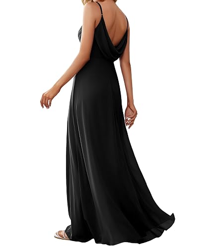 Infinity Bridesmaid Dress with Pockets & Bandeau – Convertible Multiway Maxi Wrap Dress, Formal Wedding Gown for Women & Plus Size (Black, One Size) : Clothing, Shoes & Jewelry
