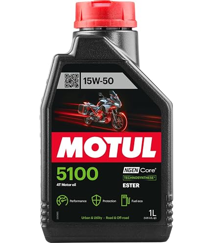 Amazon.com: Motul 4 Cycle 300 V 4T 15W50 1 Liter Bottle : Automotive