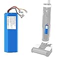 Aokcsha 4.0Ah Battery Replacement，Compatible with Tineco iFloor 3, Floor ONE S3, Floor one S3 Breeze Cordless Wet Dry Vacuum Cleaner, Li-Ion 21.6V Battery。