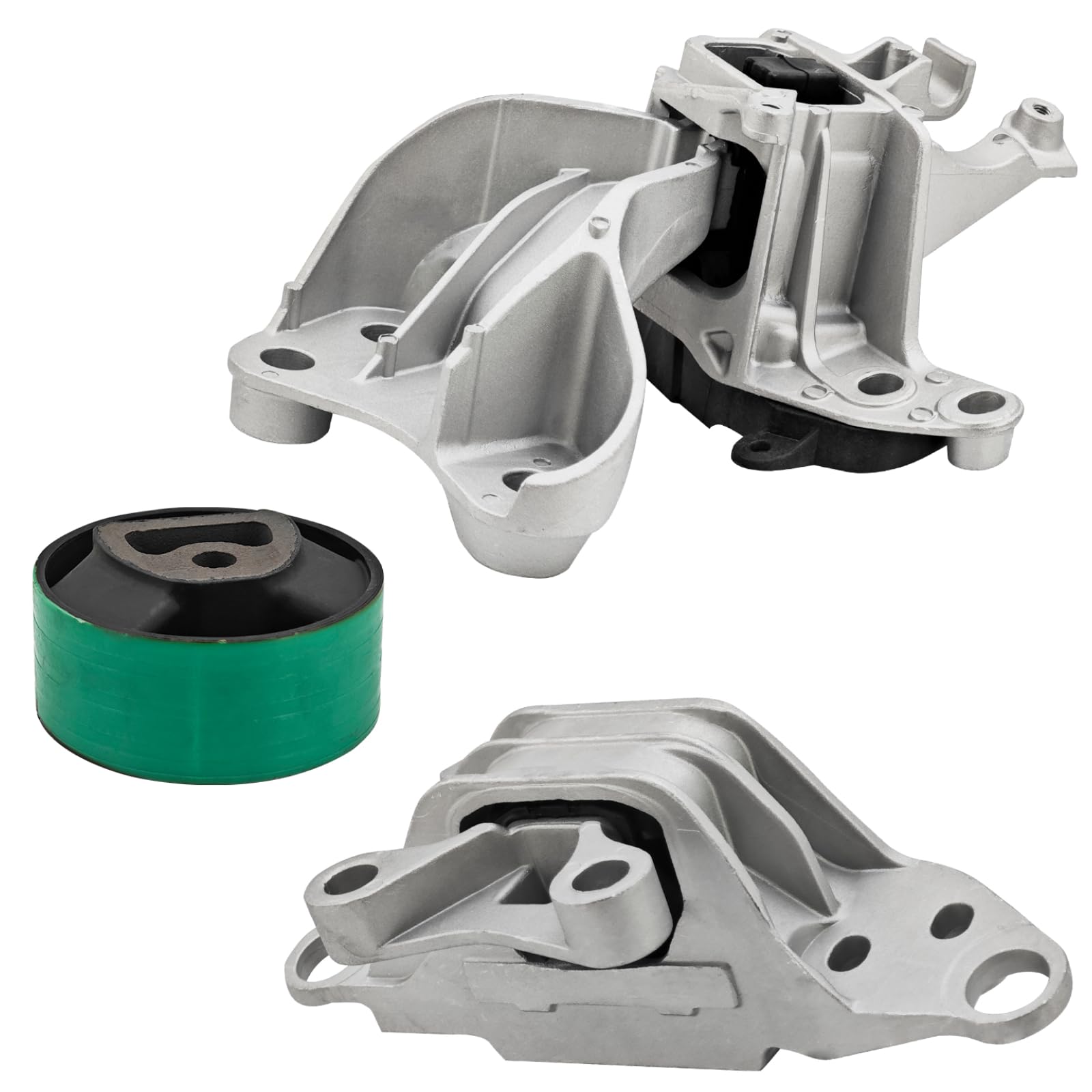 Photo 1 of ITEM IS MISSING PARTS. UNSURE WHAT PARTS ARE MISSING.------------------------39037511 39096914 39027221 Engine & Trans Mount Kit Fits for 2016-2019 Chevy Cruze 1.4L L4 - Gas (L, LS, LT, Premier), 3 Pcs, Replaces 3536 3537 3527