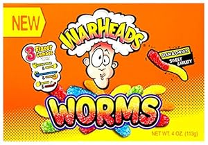 Image of Warheads Sour Worms, 4 oz