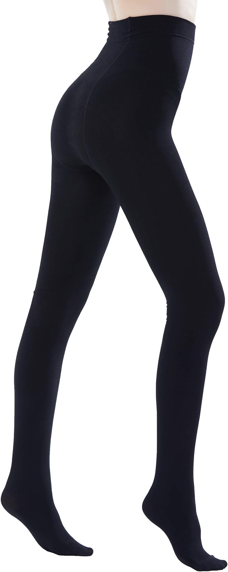 Women's Opaque Tights High Waist Leggings Pants Warmer Pantyhose Black