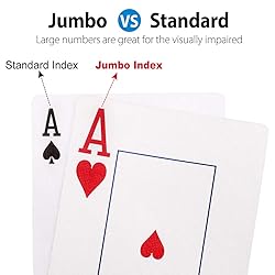 LotFancy Playing Cards, Large Print, 12 Decks of