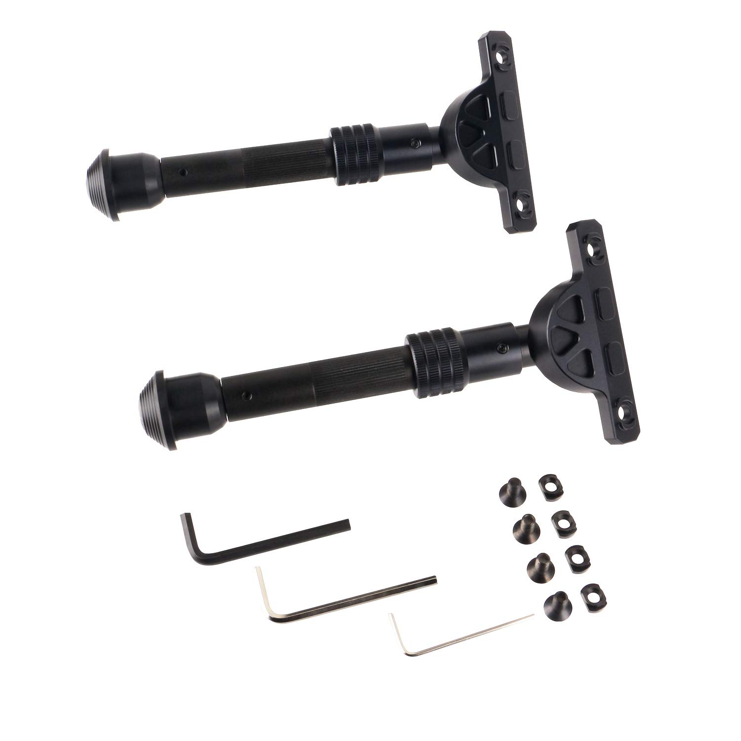 ToopMount Rifle Bipods Tactical Bipod 6-9 Inch Picatinny Rail Extendable Rifle Aluminum Alloy Folding Swivel Adjustable bipod for Outdoor Hunting