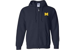 UGP Campus Apparel NCAA Primary Logo, Team Color Full Zip Hoodie, College, University