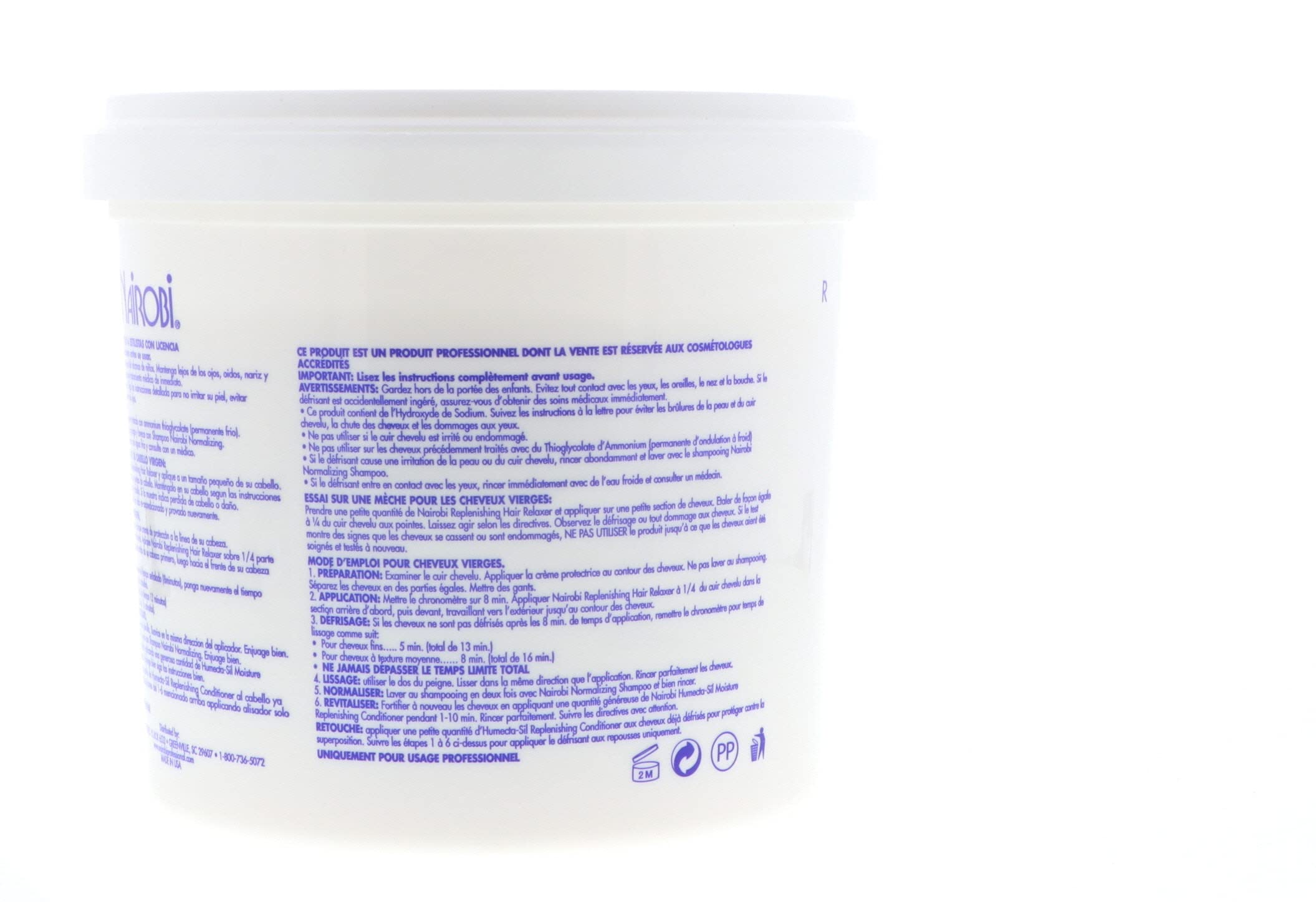 Nairobi Replenishing Hair Relaxer Regular Formula for Normal Hair 64 Fl