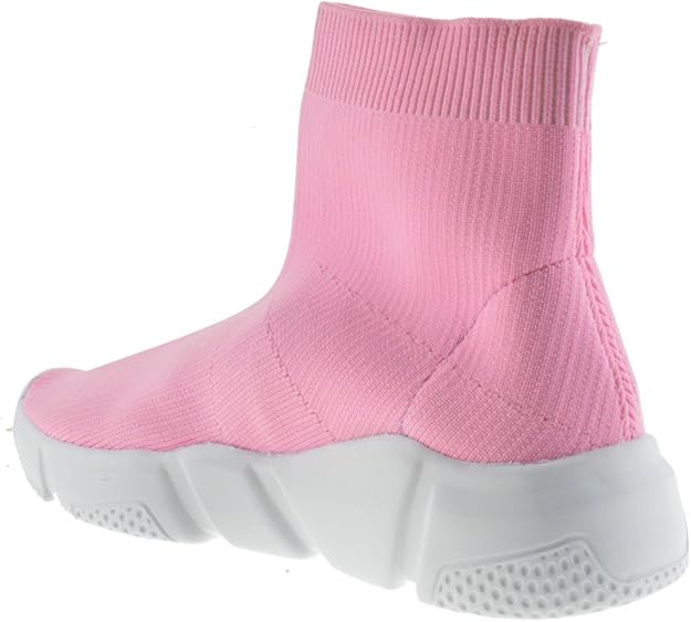hot pink sock sneakers