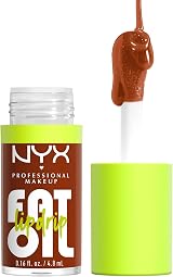 NYX Fat Oil Lip Drip Lip Oil Scrollin High Shine 12hr Hydration Vegan view 2