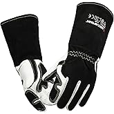 ARCCAPTAIN Tig Welding Gloves: Premium Goatskin Grain Leather, Dexterity, Comfort, Duralble Tig Gloves for Work Protection