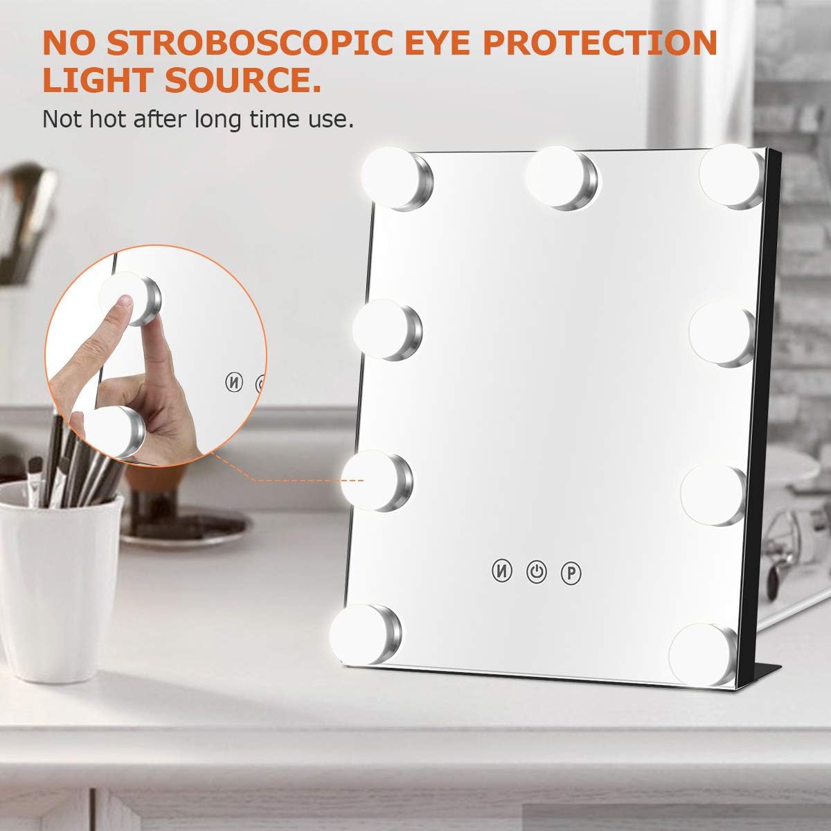 kein Flimmern 3 Beleuchtungsmodi,USB einstellbare Helligkeit