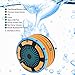 Gracety Ultra Portable Wireless Bluetooth Speakers V4.0 with Waterproof IP67. HD Sound and Bass for iPhone iPod iPad Phones - Orange