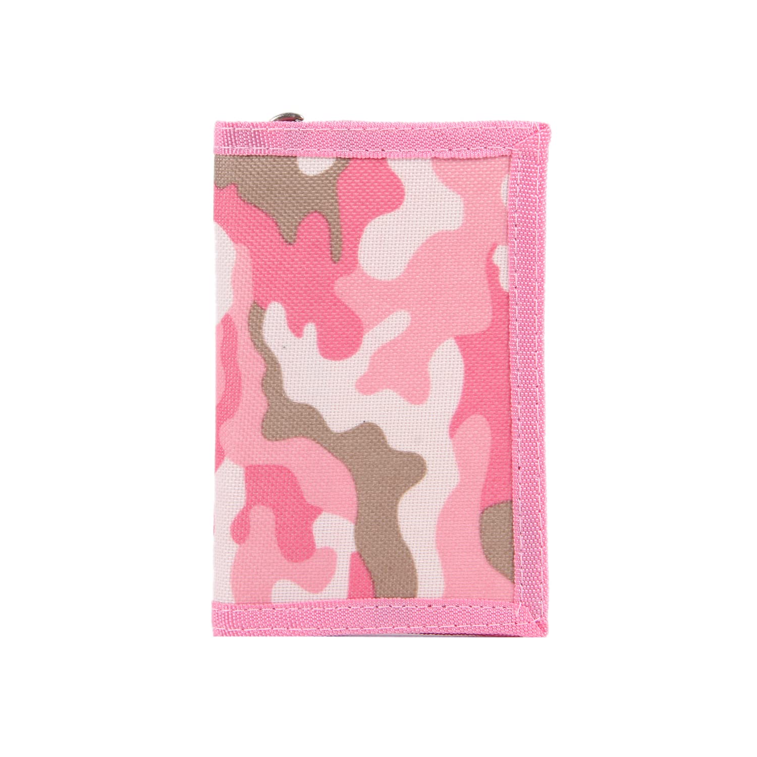 Naudamp RFID Outdoor Slim Camouflage Wallet Trifold Wallets for Men Mini Coin Purse with Zipper for Women