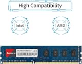 Kuesuny 8GB (2x4GB) DDR3 1600MHz PC3-12800U Desktop RAM 1.5V CL11 240-Pin view 3
