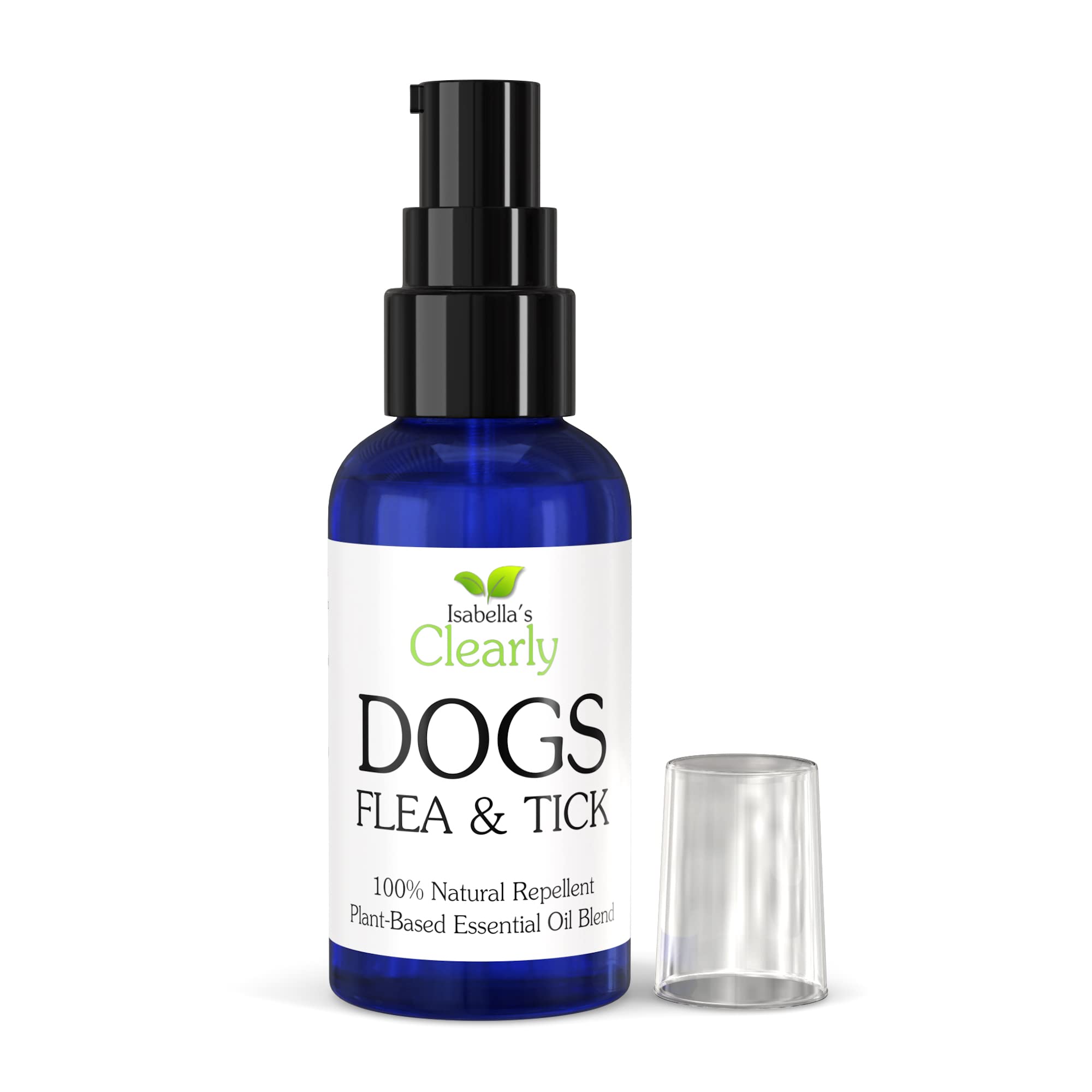 Isabella's Clearly Natural Flea and Tick Oil for Dogs | Gentle, Long Lasting, Without Chemicals, Made in USA with Cedarwood, Rosemary, Lemongrass Essential Oils | Plus Coat Conditioning + Odor Control