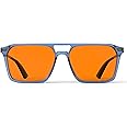 Goiteia Blue Light Blocking Glasses-Orange/Pink/Red Blue Light Glasses for Men Women, Easier Sleep and Migraine Relief