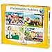 Puzzle Games For Toddlers Set Of 4 Puzzles For Ages 3 + Years Old an Increasing Difficulty Level - Professions Kids Activity Books