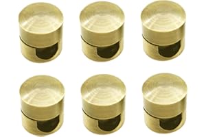 6PCS Cable Management Clips, Aluminum Cord Holder for Organizing & Fixing Cables, Ideal for Chandelier Wires & More, Gold