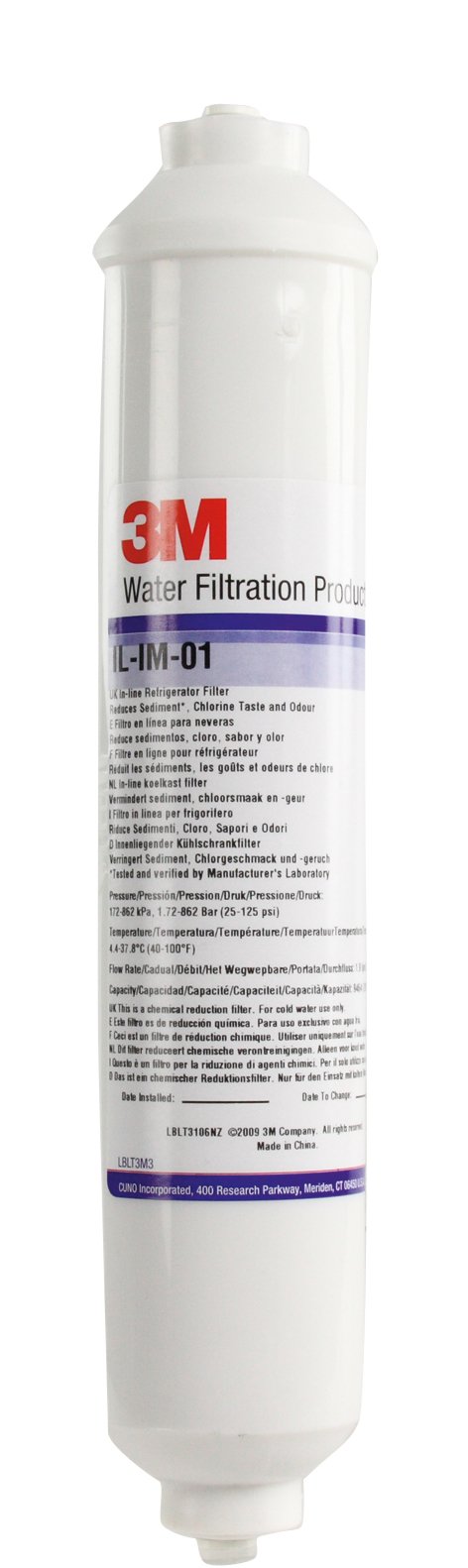 3M IL-IM-01 Refrigerator Type Water Filter