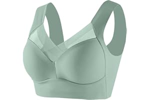Kinrui Posture Correcting Bras for Women Seamless Wirefree Bra Comfort Shapermint Bra Full Coverage Back Smoothing Bra S-6Xl