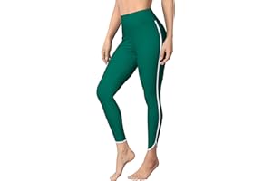 ATTRACO Womens Swim Pants with Pockets Long Swim Leggings High Waisted Swimming Pants, #2 Green (No Pockets), X-Large