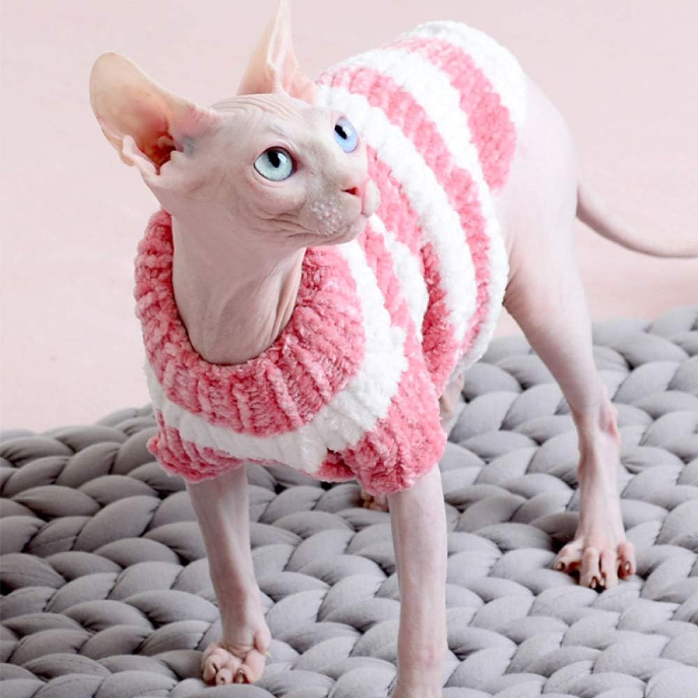 Amazon 無毛猫セーター スフィンクス猫服 手作りペットセーター 猫服用人工毛皮セータースーツ Xiangen セーター 通販