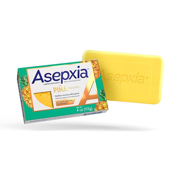 ASEPXIA BAR SOAP, NON-ABRASIVE EXFOLIATING FACIAL CLEANSER WITH...